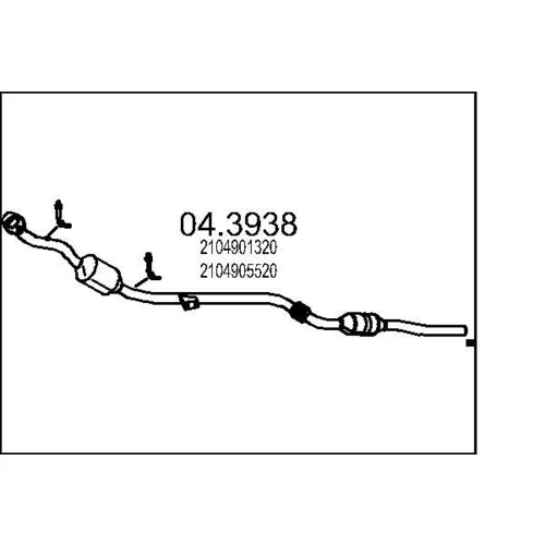 Katalyzátor MTS 04.3938