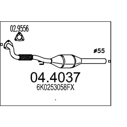 Katalyzátor MTS 04.4037