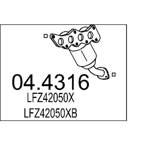 Katalyzátor MTS 04.4316