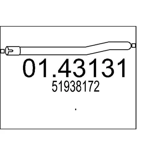 Výfukové potrubie MTS 01.43131