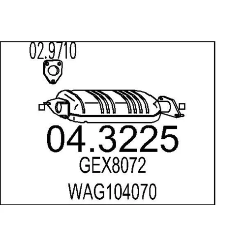 Katalyzátor MTS 04.3225