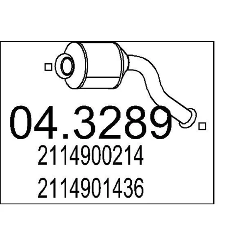 Katalyzátor MTS 04.3289