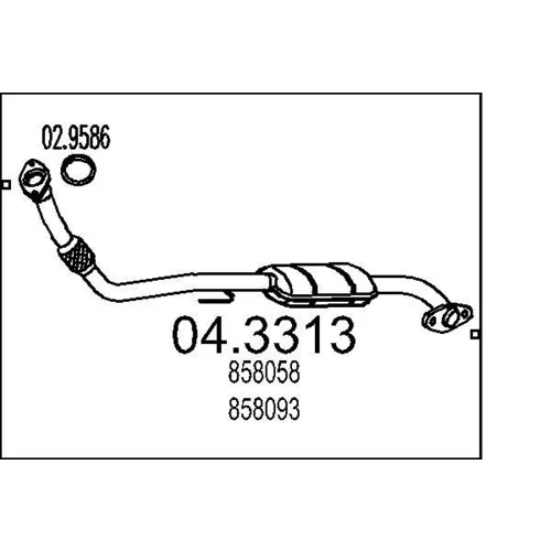 Katalyzátor MTS 04.3313