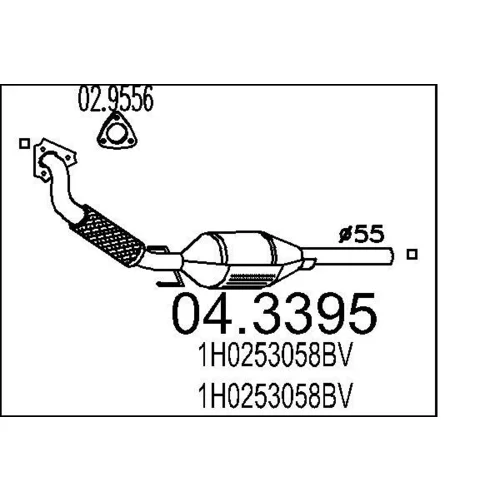 Katalyzátor MTS 04.3395
