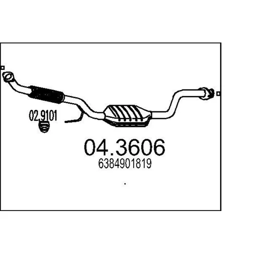 Katalyzátor MTS 04.3606
