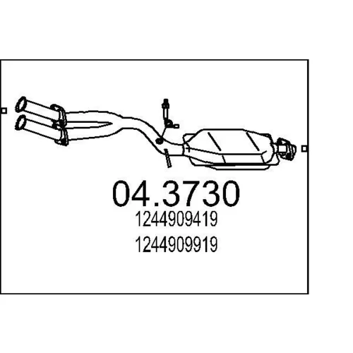 Katalyzátor MTS 04.3730