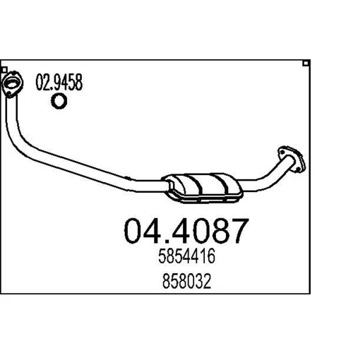 Katalyzátor MTS 04.4087