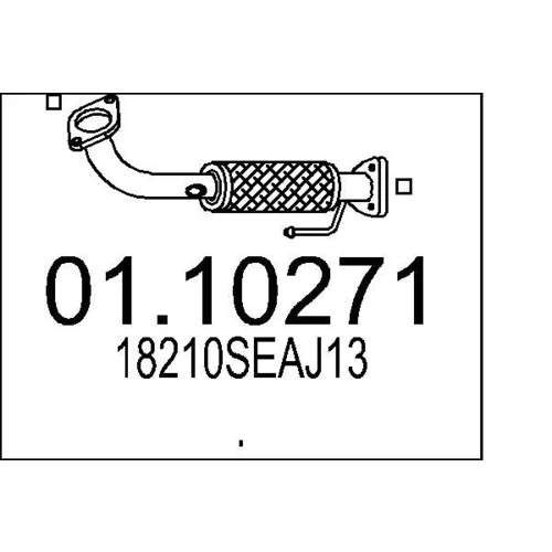 Výfukové potrubie MTS 01.10271
