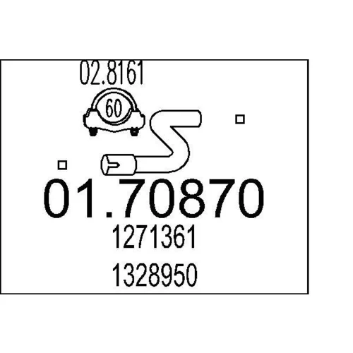 Výfukové potrubie MTS 01.70870