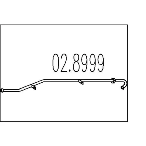 Spojka trubiek výfukového systému MTS 02.8999