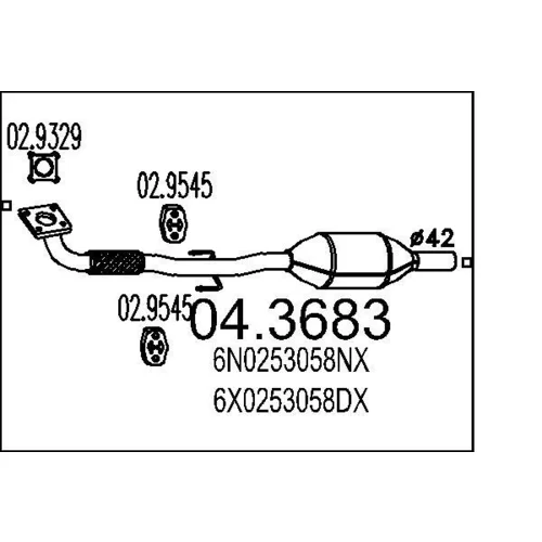Katalyzátor MTS 04.3683