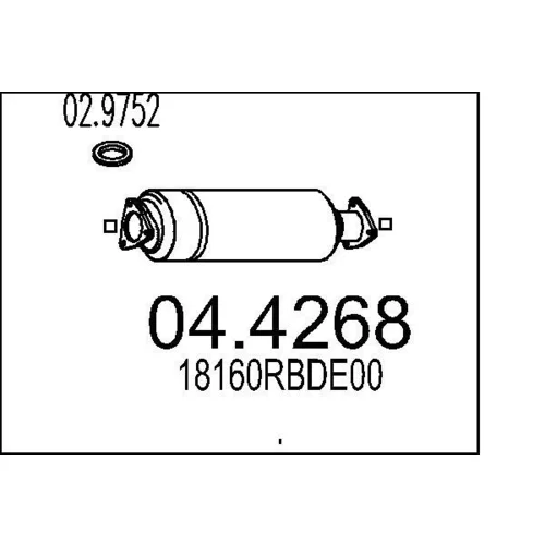 Katalyzátor MTS 04.4268