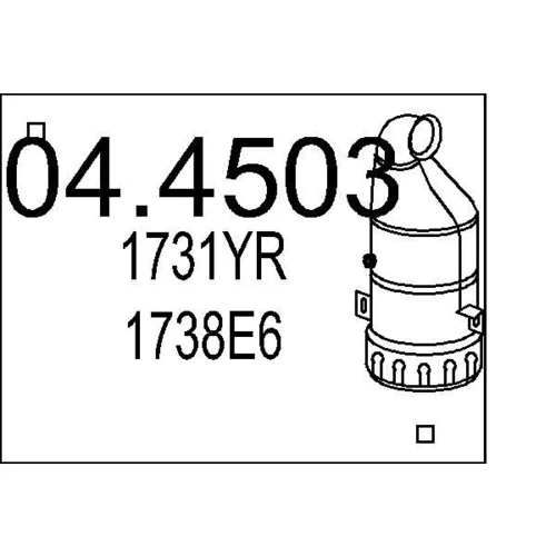 Katalyzátor MTS 04.4503