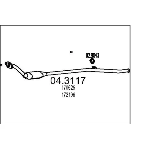 Katalyzátor MTS 04.3117