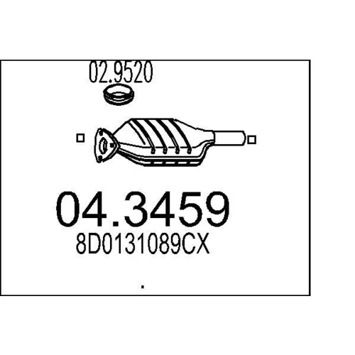 Katalyzátor MTS 04.3459