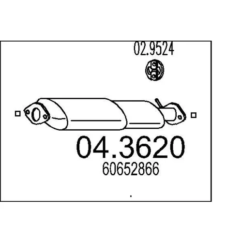 Katalyzátor MTS 04.3620