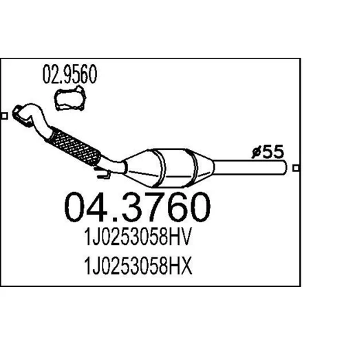 Katalyzátor MTS 04.3760