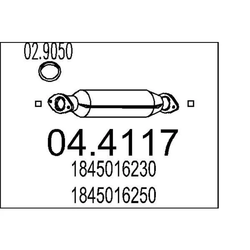 Katalyzátor MTS 04.4117