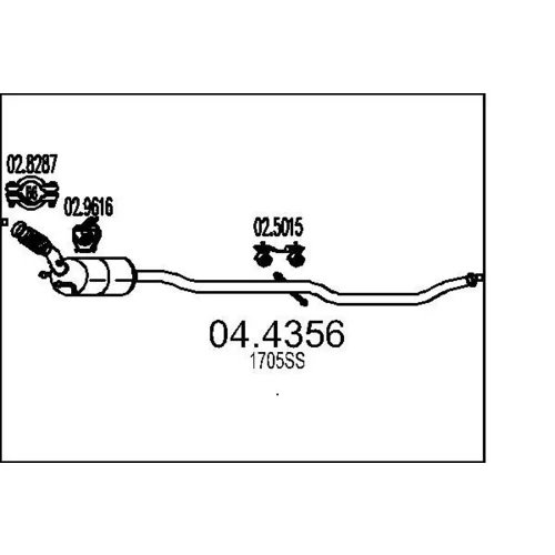 Katalyzátor MTS 04.4356
