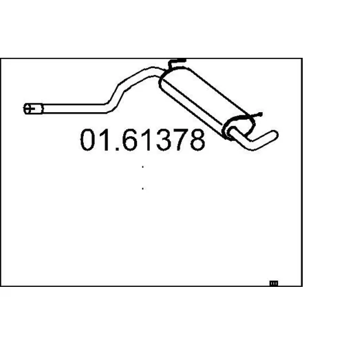 Koncový tlmič výfuku MTS 01.61378
