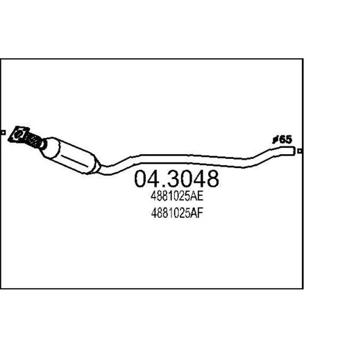 Katalyzátor MTS 04.3048