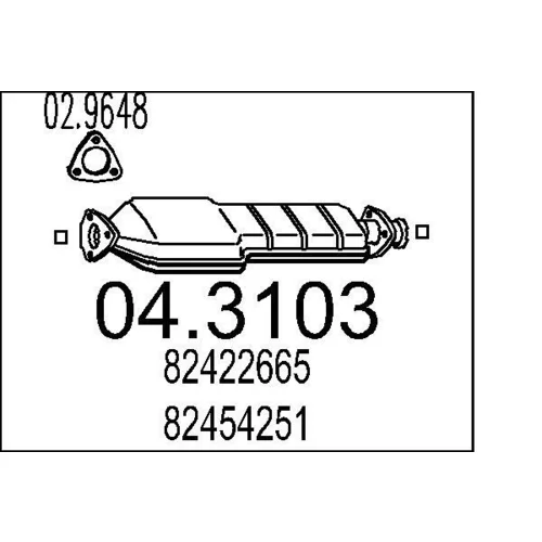 Katalyzátor MTS 04.3103