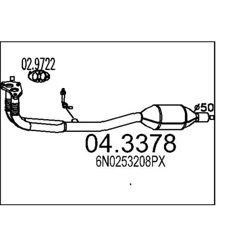 Katalyzátor MTS 04.3378