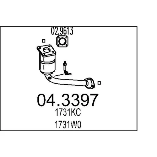 Katalyzátor MTS 04.3397
