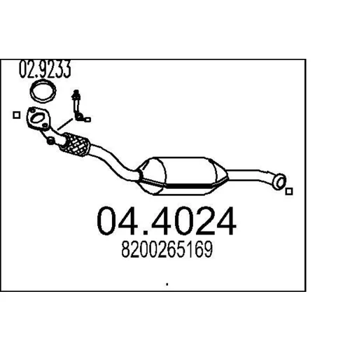 Katalyzátor MTS 04.4024