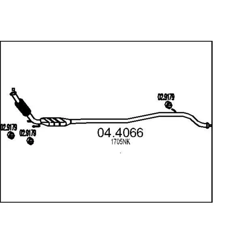 Katalyzátor MTS 04.4066
