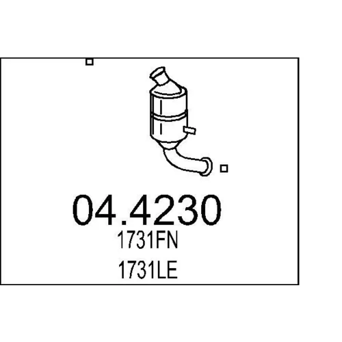 Katalyzátor MTS 04.4230