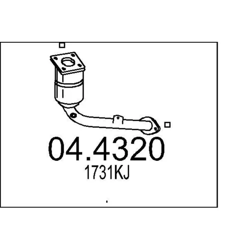 Katalyzátor MTS 04.4320