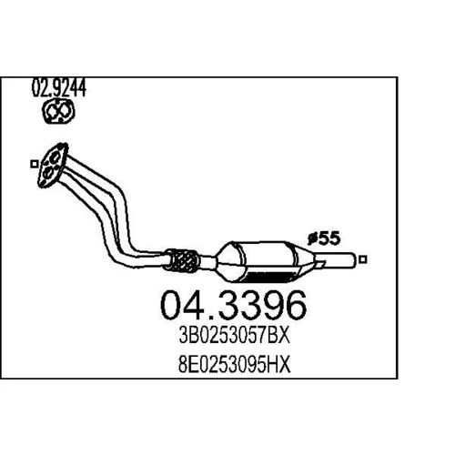 Katalyzátor MTS 04.3396