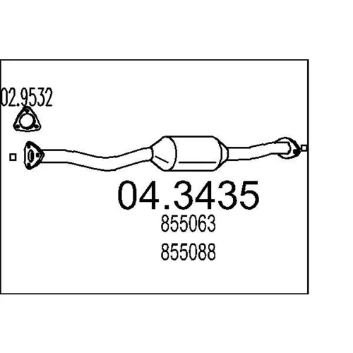 Katalyzátor MTS 04.3435