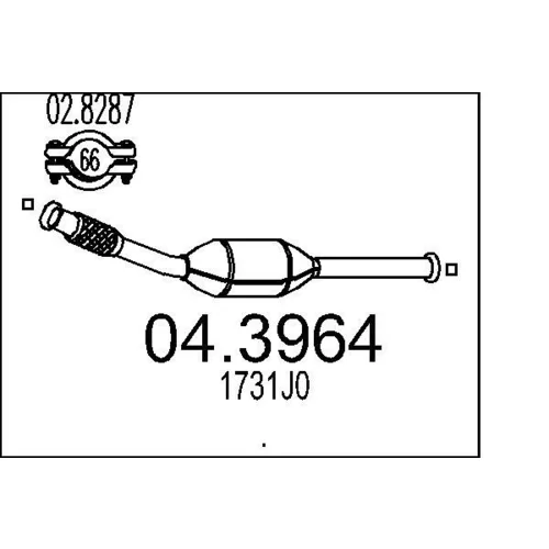 Katalyzátor MTS 04.3964
