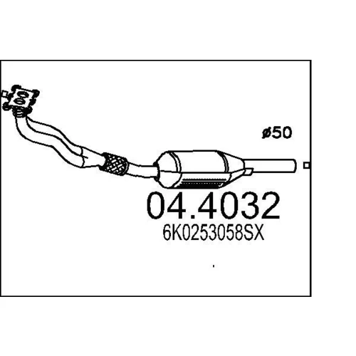 Katalyzátor MTS 04.4032