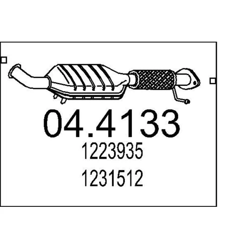 Katalyzátor MTS 04.4133
