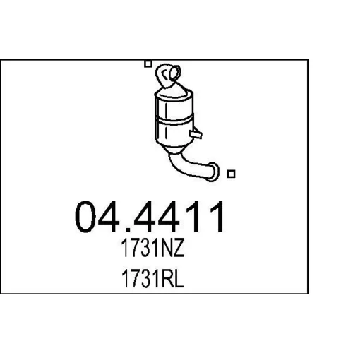 Katalyzátor MTS 04.4411