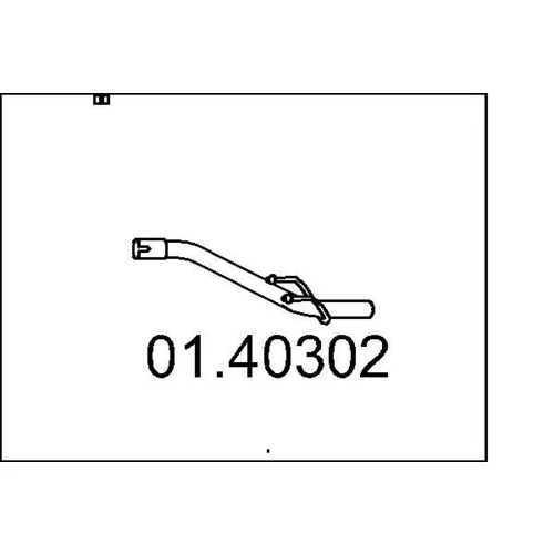 Výfukové potrubie MTS 01.40302