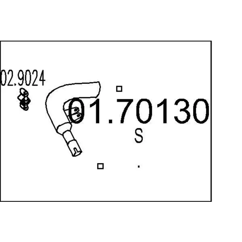Výfukové potrubie MTS 01.70130
