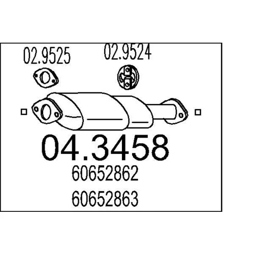 Katalyzátor MTS 04.3458