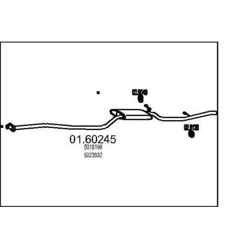 Koncový tlmič výfuku MTS 01.60245