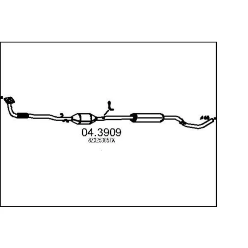 Katalyzátor MTS 04.3909