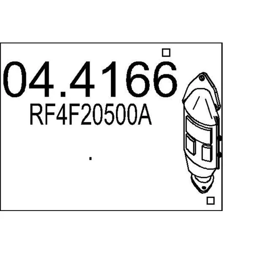 Katalyzátor MTS 04.4166