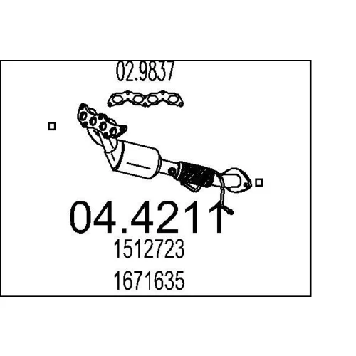 Katalyzátor MTS 04.4211