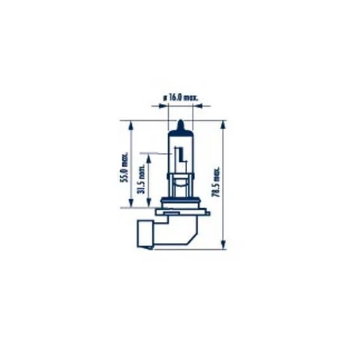 Žiarovka pre diaľkový svetlomet NARVA 486133000 - obr. 1