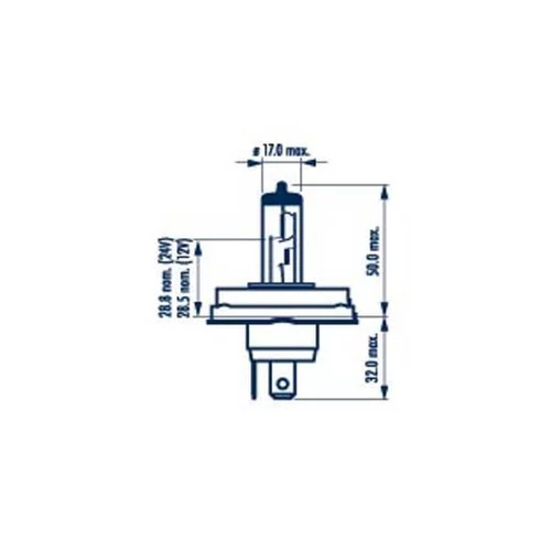 Žiarovka pre diaľkový svetlomet NARVA 481213000 - obr. 2