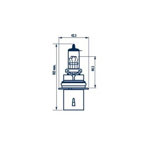 Žiarovka pre diaľkový svetlomet NARVA 480043000 - obr. 1