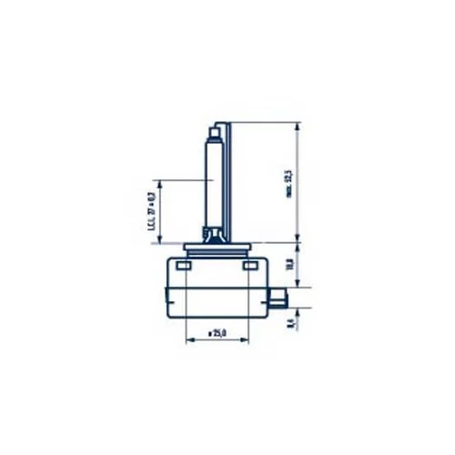 Xenónová výbojka D1S 85V 35W Pk32d-2 NARVA 840103000