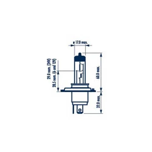 Žiarovka pre diaľkový svetlomet NARVA 480692100 - obr. 2